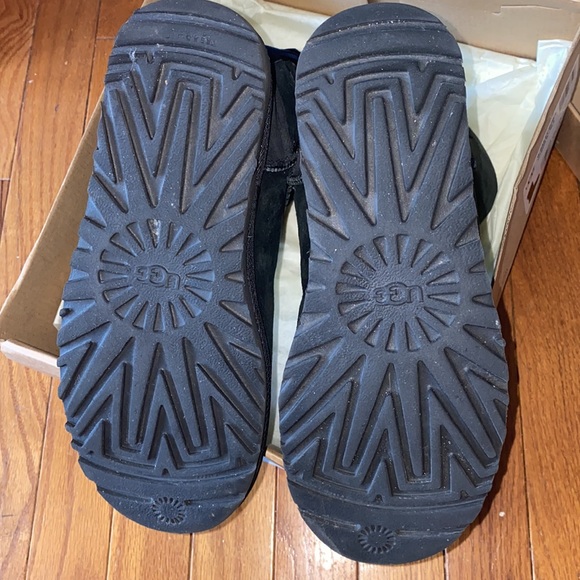 Pre-💖 UGG W BAILEY BOW II BLACK BOOTIE - Picture 6 of 7